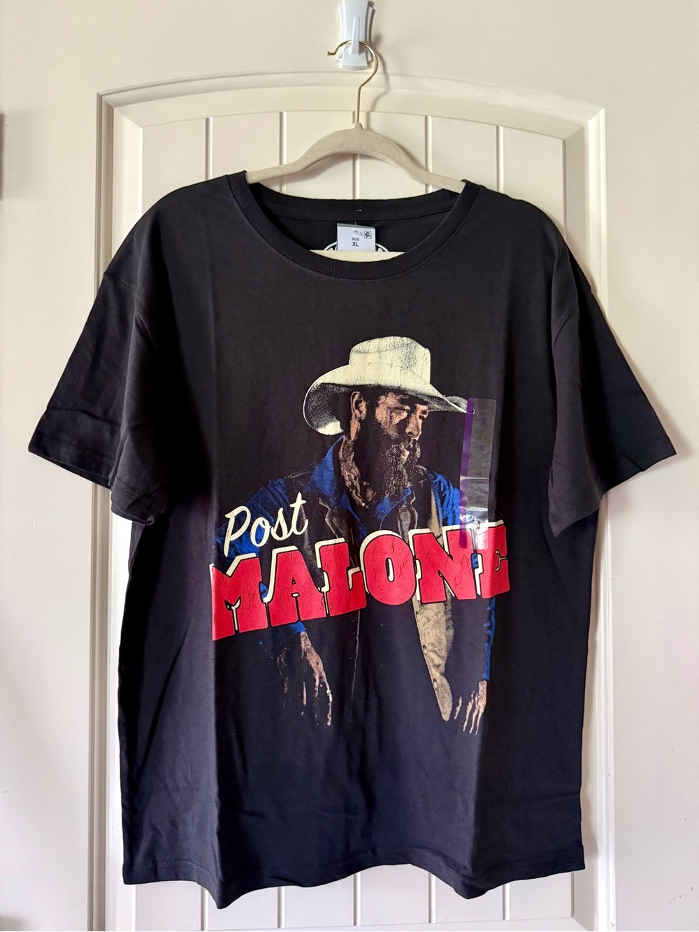 Post Malone Graphic Short Sleeve Tee - Black 100% cotton